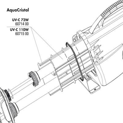 JBL AquaCristal UV-C PE-Einsatz 72W *